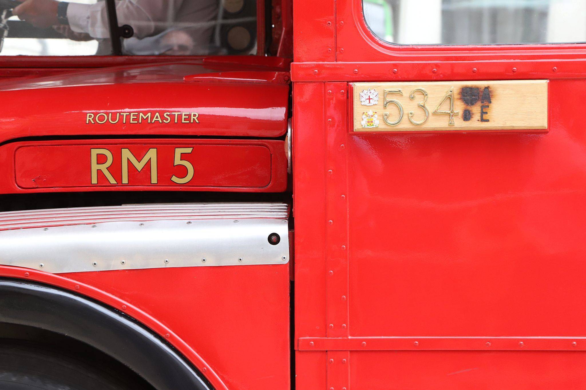 AEC Routemaster 1959 VLT5. City of London 2023 Cart Marking in Guildhall Yard on 22-Jul-2023. Hosted by the Worshipful Company of Carmen with the Lord Mayor of the City of London in attendance. Wooden plates on the vehicles are branded with hot irons to allow them to ply for trade in the Square Mile. Another of the City Livery Company's annual ceremonies.