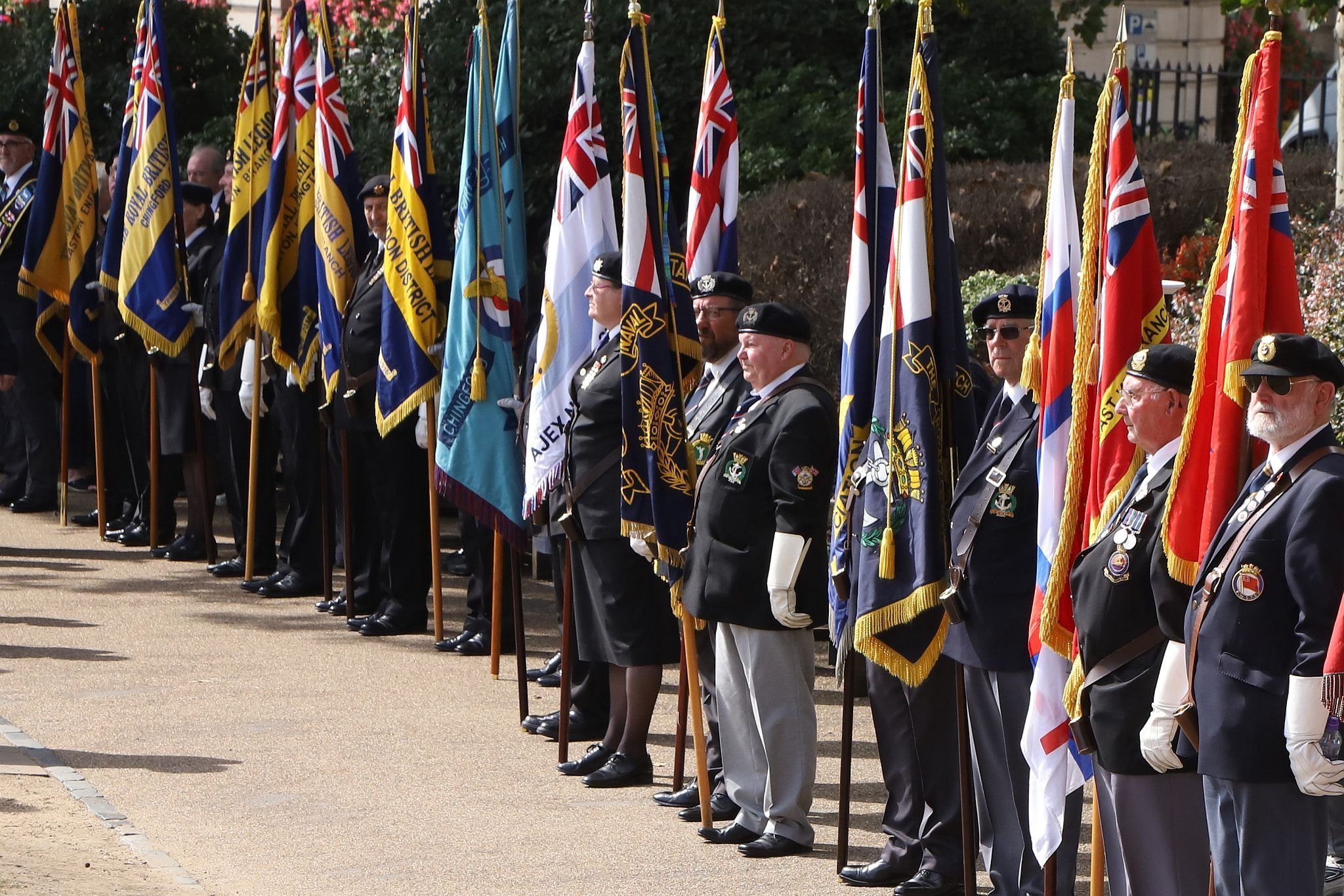 2023 Merchant Navy Day at the Merchant Navy War Memorial, Tower Hill, London. 03-Sep-2023.