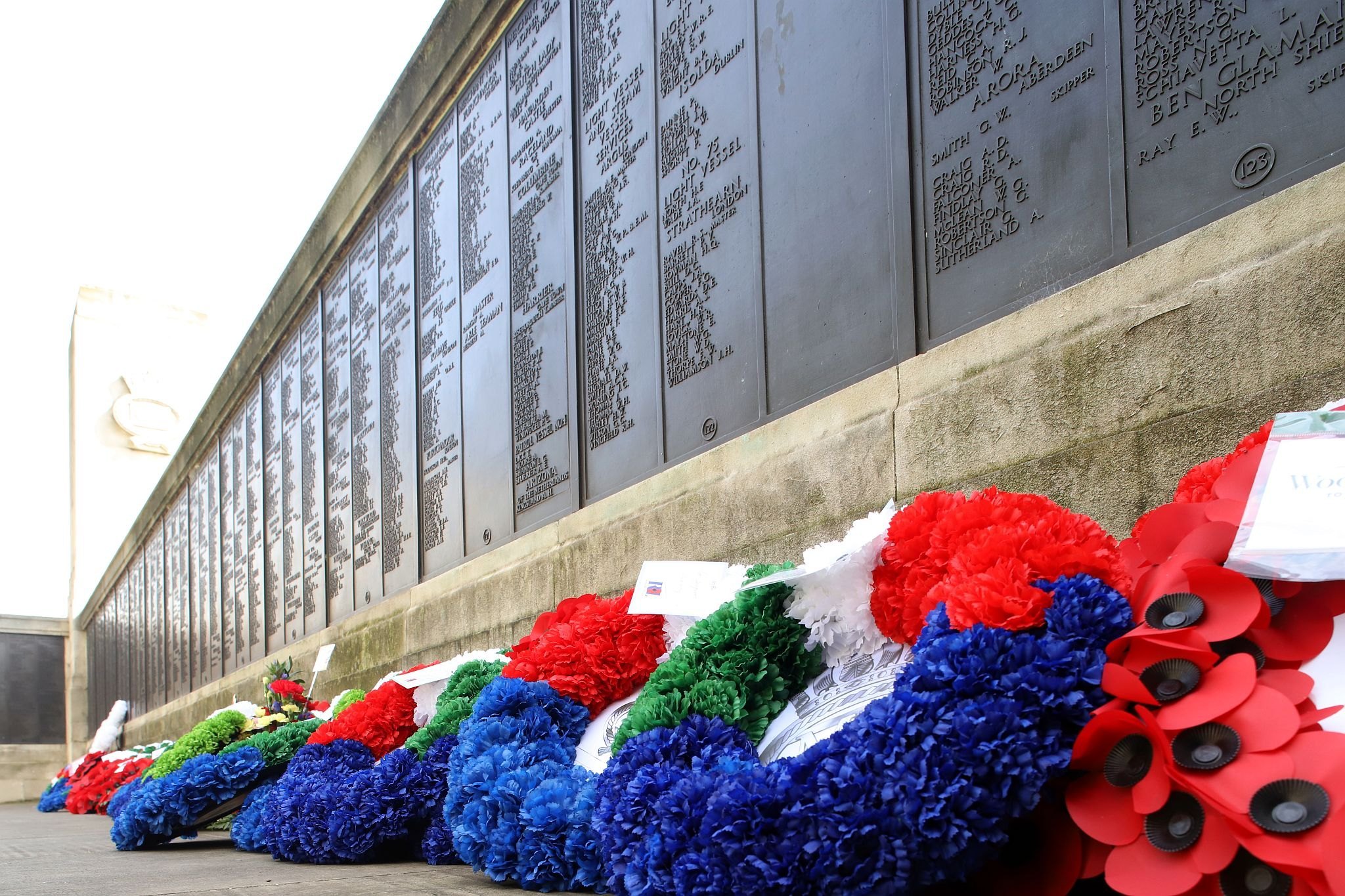 2023 Merchant Navy Day at the Merchant Navy War Memorial, Tower Hill, London. 03-Sep-2023.