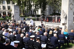 2023 Merchant Navy Day at the Merchant Navy War Memorial, Tower Hill, London. 03-Sep-2023.