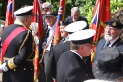 2023 Merchant Navy Day at the Merchant Navy War Memorial, Tower Hill, London. 03-Sep-2023.