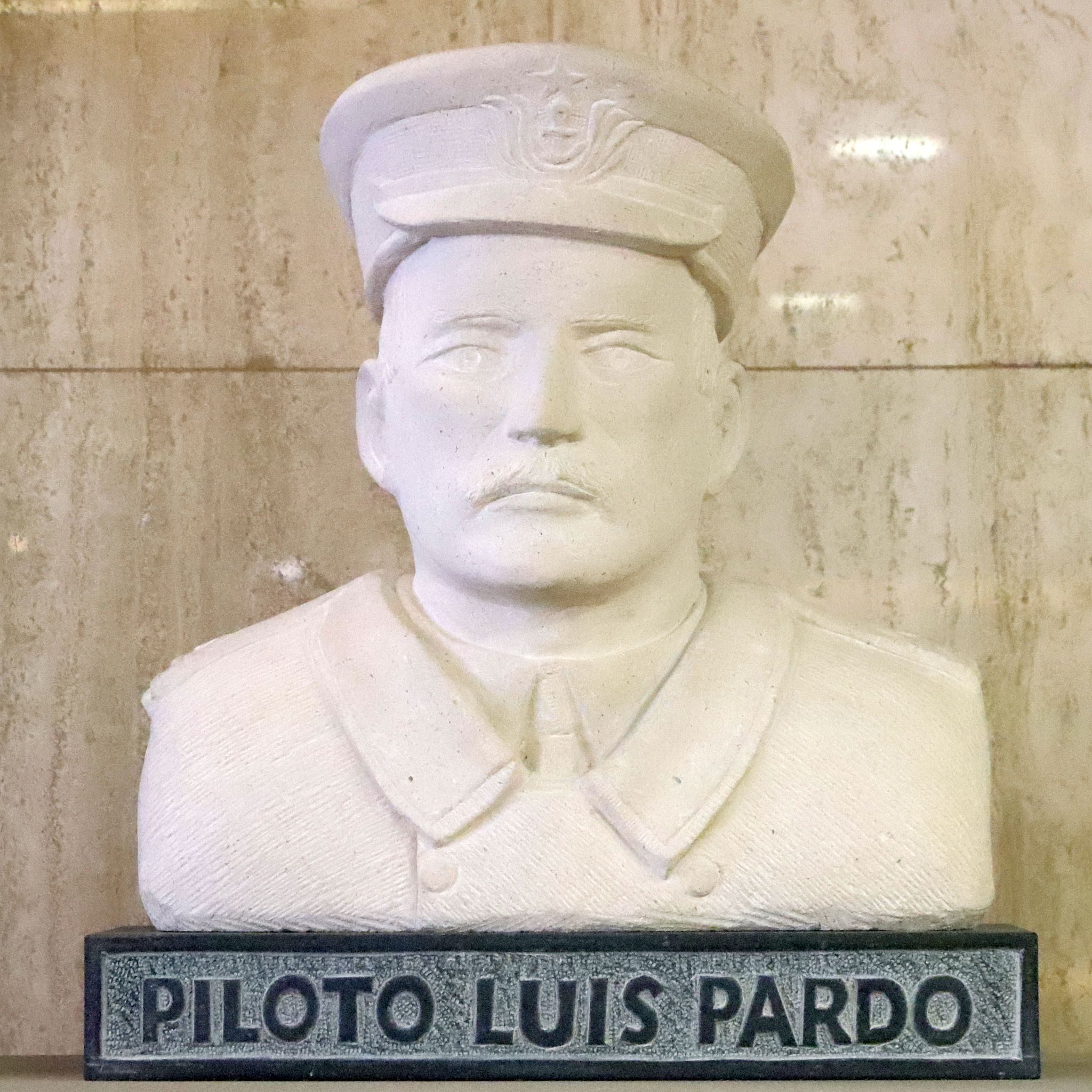 Piloto Luis Pardo. Pilot Luis Alberto Pardo Villalón. The International Maritime Organization - IMO - in Lambeth, London. Photo taken 10-Sep-2023 during London Open House Weekend.