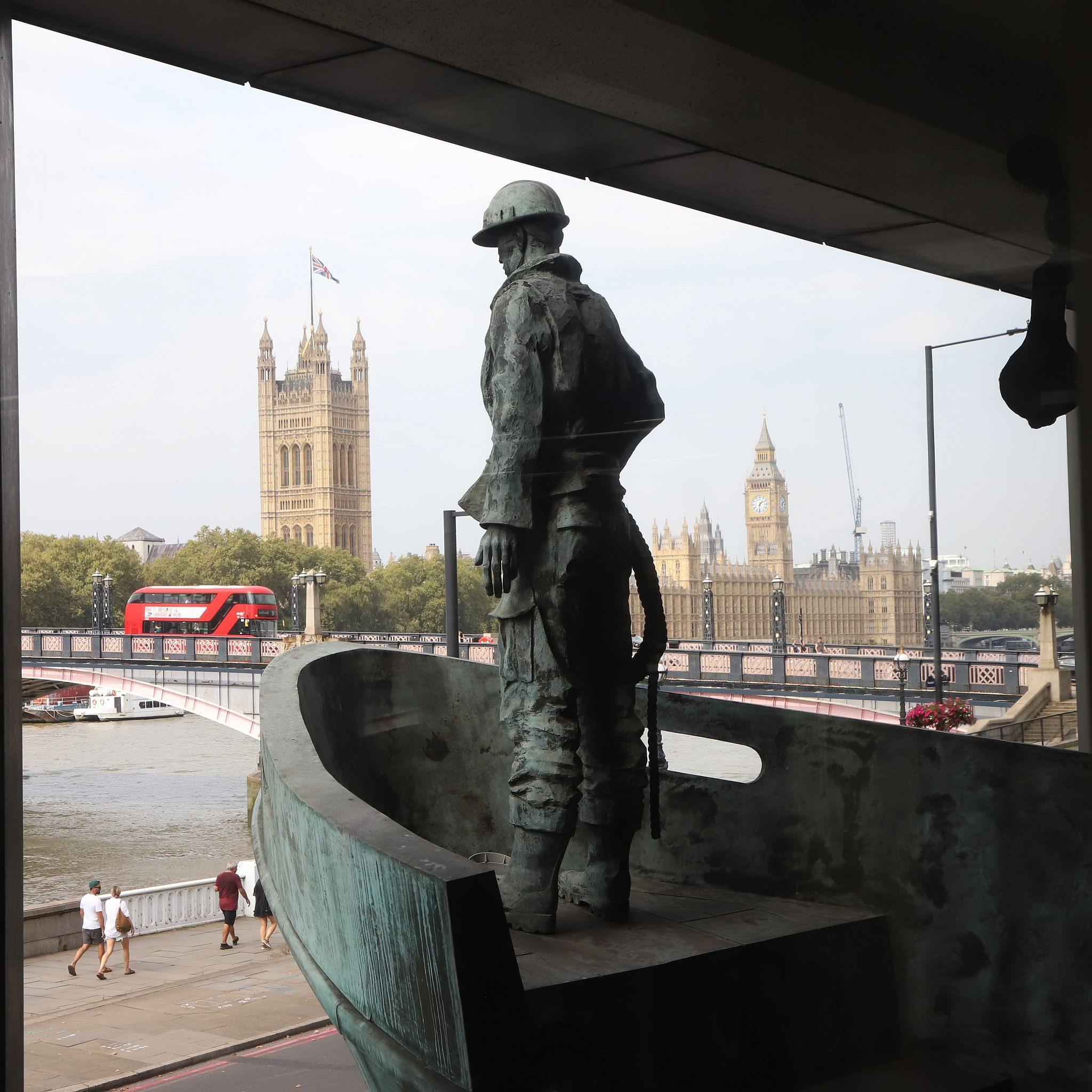 International Memorial to Seafarers. The International Maritime Organization - IMO - in Lambeth, London. Photo taken 10-Sep-2023 during London Open House Weekend.