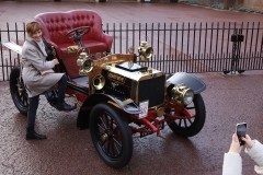 1904 Darracq "Genevieve", entrant 027, HXR322. 2023 St James's International Concours for veteran cars, 04-Nov-2023