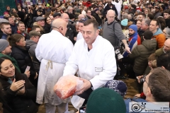 2023 Christmas Sale at Smithfield Meat Market in London organised by G. Lawrence Meat Company