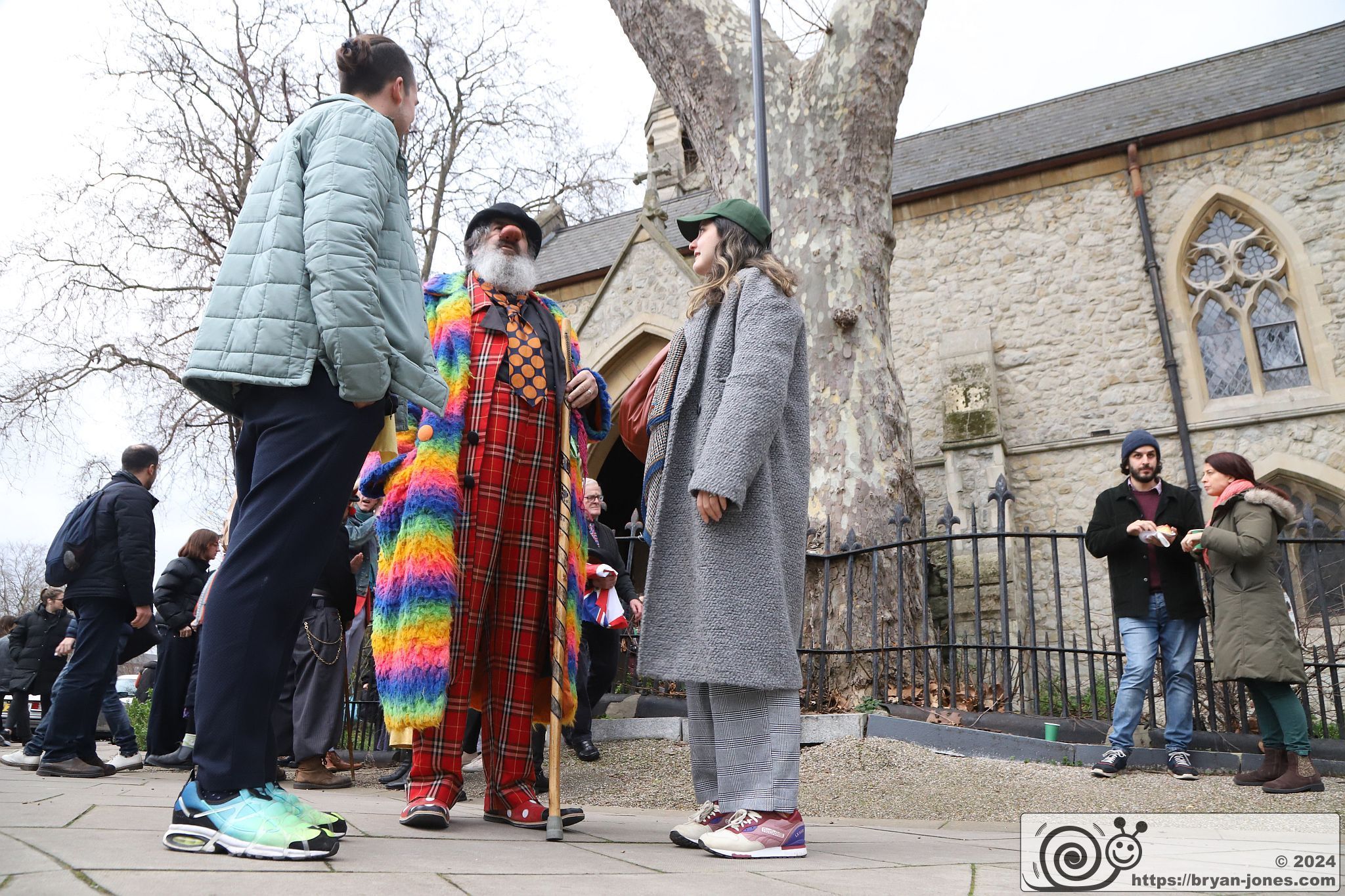 The 78th Clowns International Annual Grimaldi Service 2024 at All Saints, Haggerston, London. 04-Feb-2024
