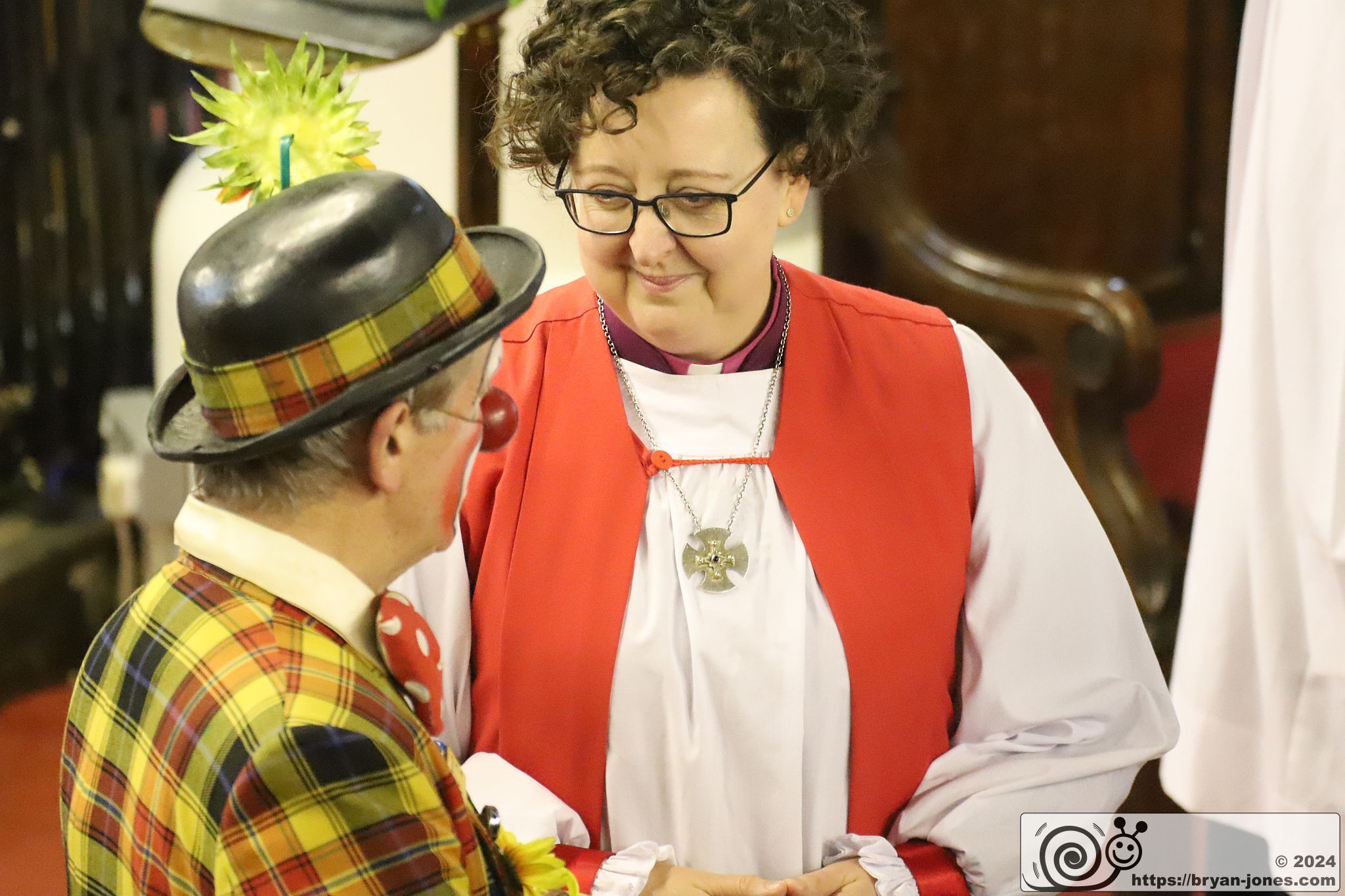 The 78th Clowns International Annual Grimaldi Service 2024 at All Saints, Haggerston, London. 04-Feb-2024
