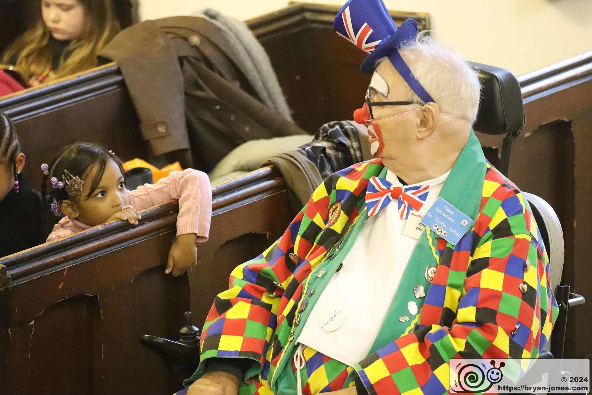 The 78th Clowns International Annual Grimaldi Service 2024 at All Saints, Haggerston, London. 04-Feb-2024