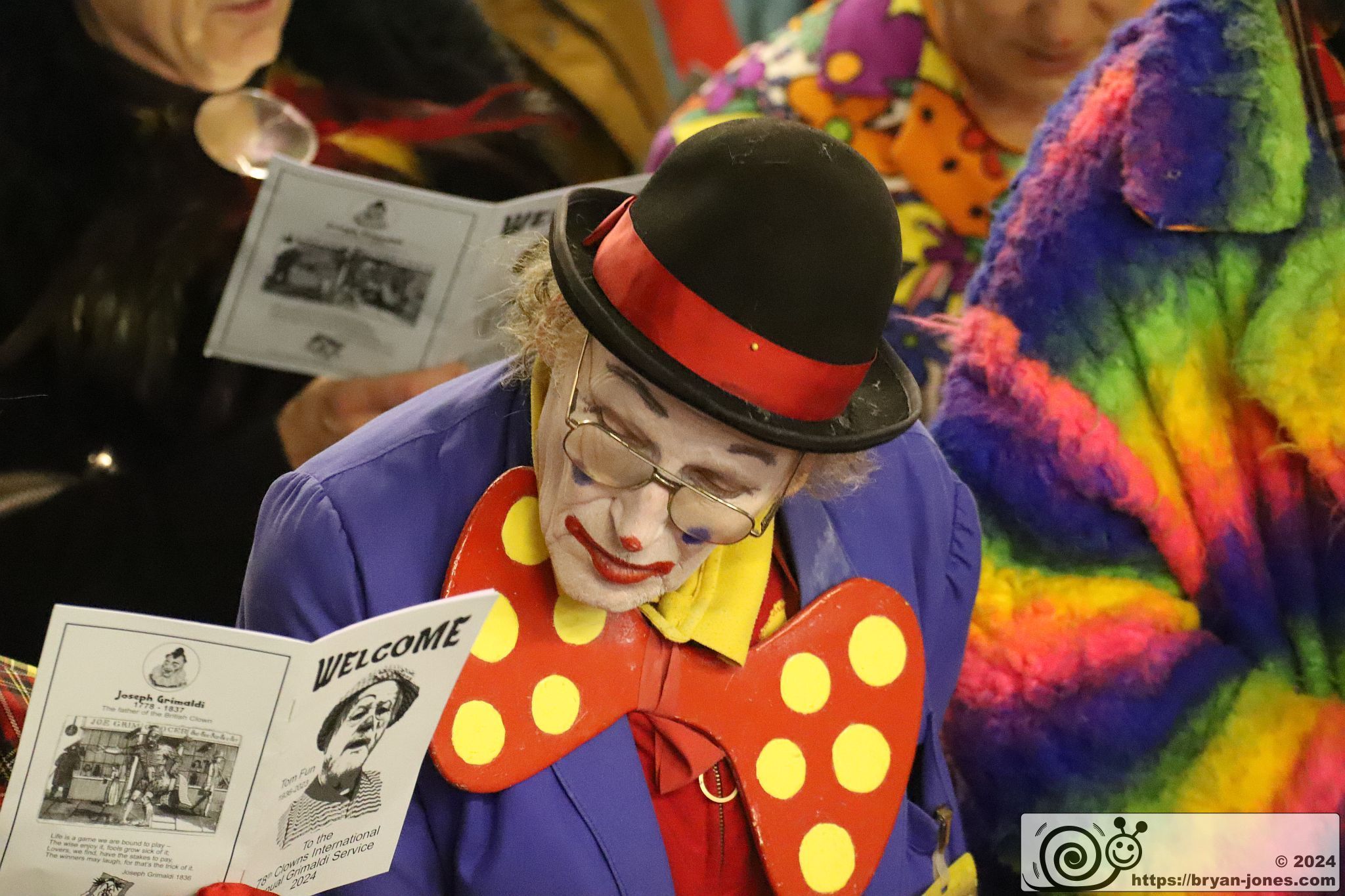 The 78th Clowns International Annual Grimaldi Service 2024 at All Saints, Haggerston, London. 04-Feb-2024