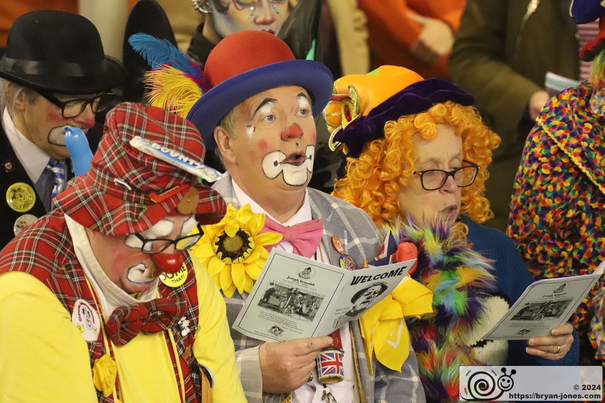 The 78th Clowns International Annual Grimaldi Service 2024 at All Saints, Haggerston, London. 04-Feb-2024