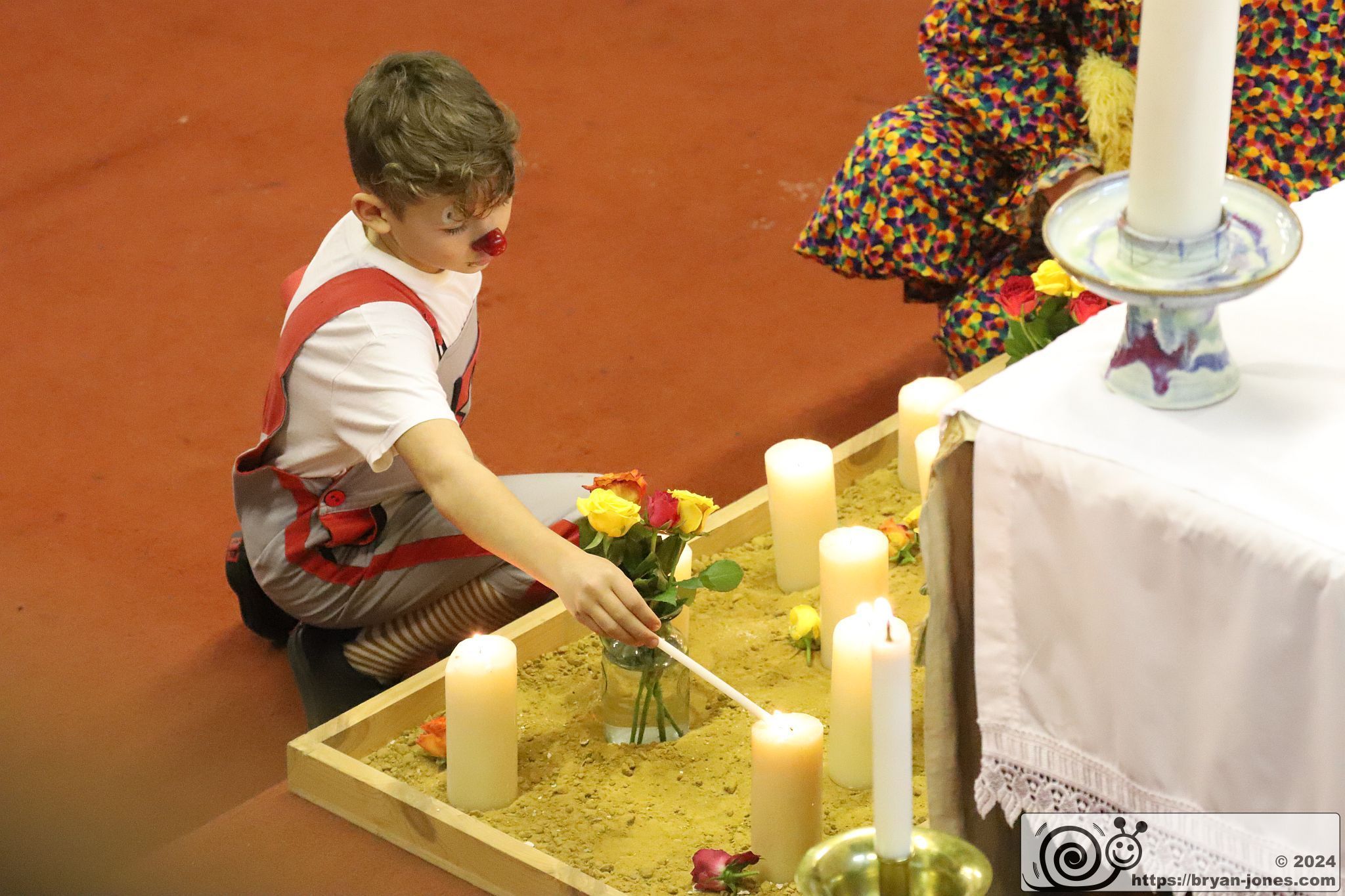 The 78th Clowns International Annual Grimaldi Service 2024 at All Saints, Haggerston, London. 04-Feb-2024