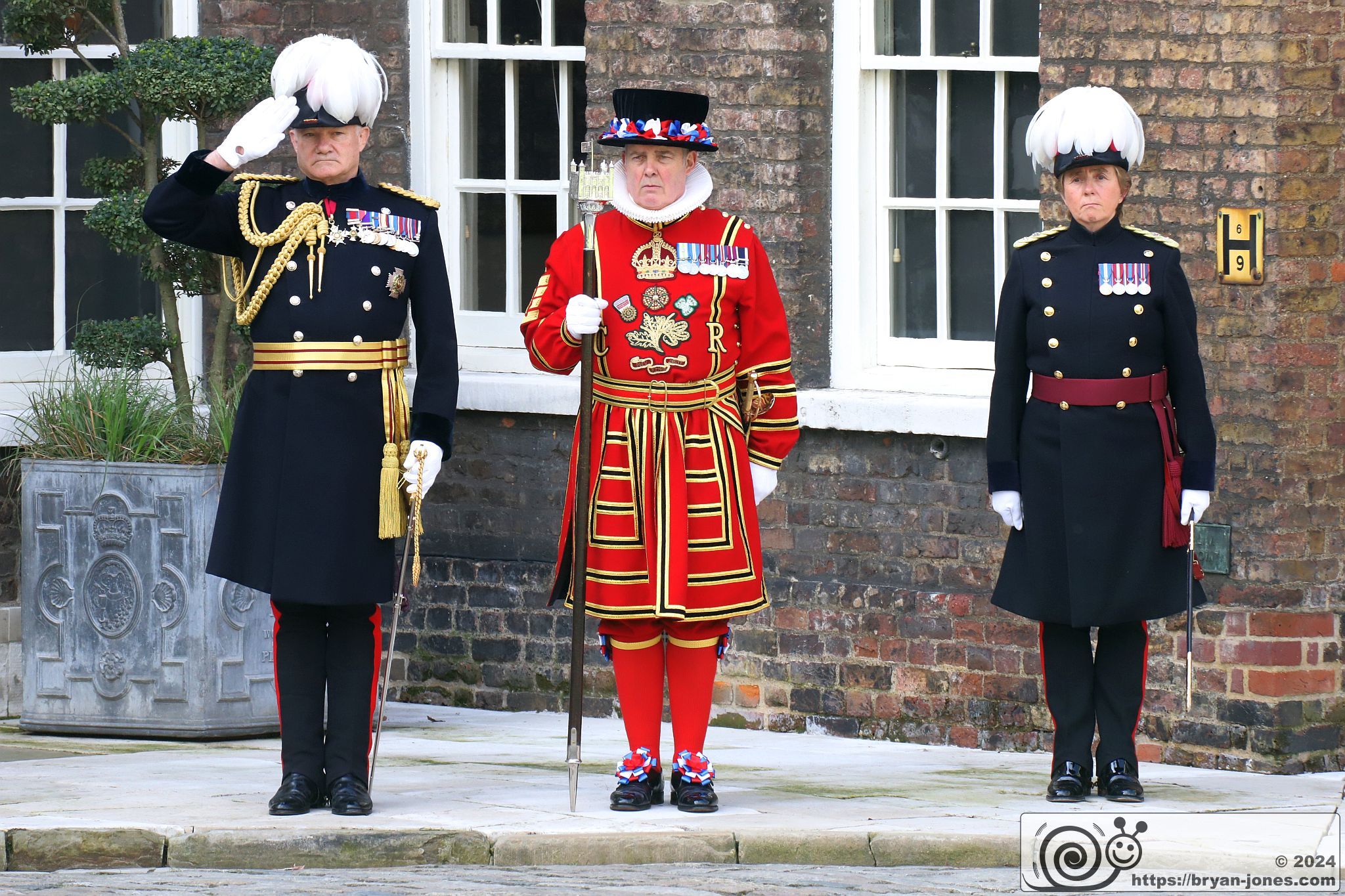 Tower of London senior staff at the Tower of London. 14-Mar-2024