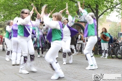 Morris Dancing at The Roebuck, Great Dover Street, London. 20-Apr-2024