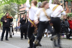 Morris Dancing at The Roebuck, Great Dover Street, London. 20-Apr-2024