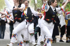 Morris Dancing at The Roebuck, Great Dover Street, London. 20-Apr-2024