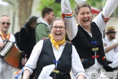 Morris Dancing at The Roebuck, Great Dover Street, London. 20-Apr-2024