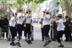 Morris Dancing at The Roebuck, Great Dover Street, London. 20-Apr-2024
