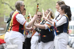 Morris Dancing at The Roebuck, Great Dover Street, London. 20-Apr-2024