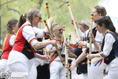 Morris Dancing at The Roebuck, Great Dover Street, London. 20-Apr-2024