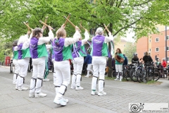 Morris Dancing at The Roebuck, Great Dover Street, London. 20-Apr-2024