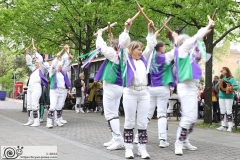 Morris Dancing at The Roebuck, Great Dover Street, London. 20-Apr-2024