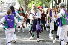 Morris Dancing at The Roebuck, Great Dover Street, London. 20-Apr-2024