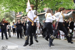 Morris Dancing at The Roebuck, Great Dover Street, London. 20-Apr-2024
