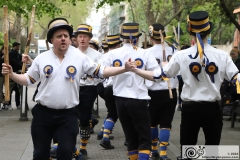 Morris Dancing at The Roebuck, Great Dover Street, London. 20-Apr-2024