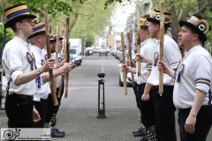 Morris Dancing at The Roebuck, Great Dover Street, London. 20-Apr-2024