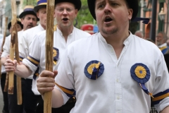 Morris Dancing at The Roebuck, Great Dover Street, London. 20-Apr-2024