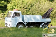 2024 Historic Commercial Vehicle Society London to Brighton run, 12-May-2024. Photographed at North of Burford Bridge on the A24 North of Dorking.