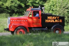 2024 Historic Commercial Vehicle Society London to Brighton run, 12-May-2024. Photographed at North of Burford Bridge on the A24 North of Dorking.