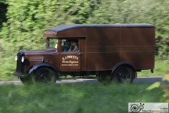 2024 Historic Commercial Vehicle Society London to Brighton run, 12-May-2024. Photographed at North of Burford Bridge on the A24 North of Dorking.