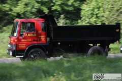 2024 Historic Commercial Vehicle Society London to Brighton run, 12-May-2024. Photographed at North of Burford Bridge on the A24 North of Dorking.