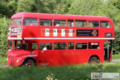 2024 Historic Commercial Vehicle Society London to Brighton run, 12-May-2024. Photographed at North of Burford Bridge on the A24 North of Dorking.