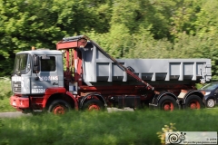 2024 Historic Commercial Vehicle Society London to Brighton run, 12-May-2024. Photographed at North of Burford Bridge on the A24 North of Dorking.