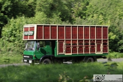 2024 Historic Commercial Vehicle Society London to Brighton run, 12-May-2024. Photographed at North of Burford Bridge on the A24 North of Dorking.