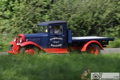 2024 Historic Commercial Vehicle Society London to Brighton run, 12-May-2024. Photographed at North of Burford Bridge on the A24 North of Dorking.