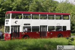 2024 Historic Commercial Vehicle Society London to Brighton run, 12-May-2024. Photographed at North of Burford Bridge on the A24 North of Dorking.