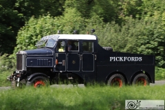 2024 Historic Commercial Vehicle Society London to Brighton run, 12-May-2024. Photographed at North of Burford Bridge on the A24 North of Dorking.