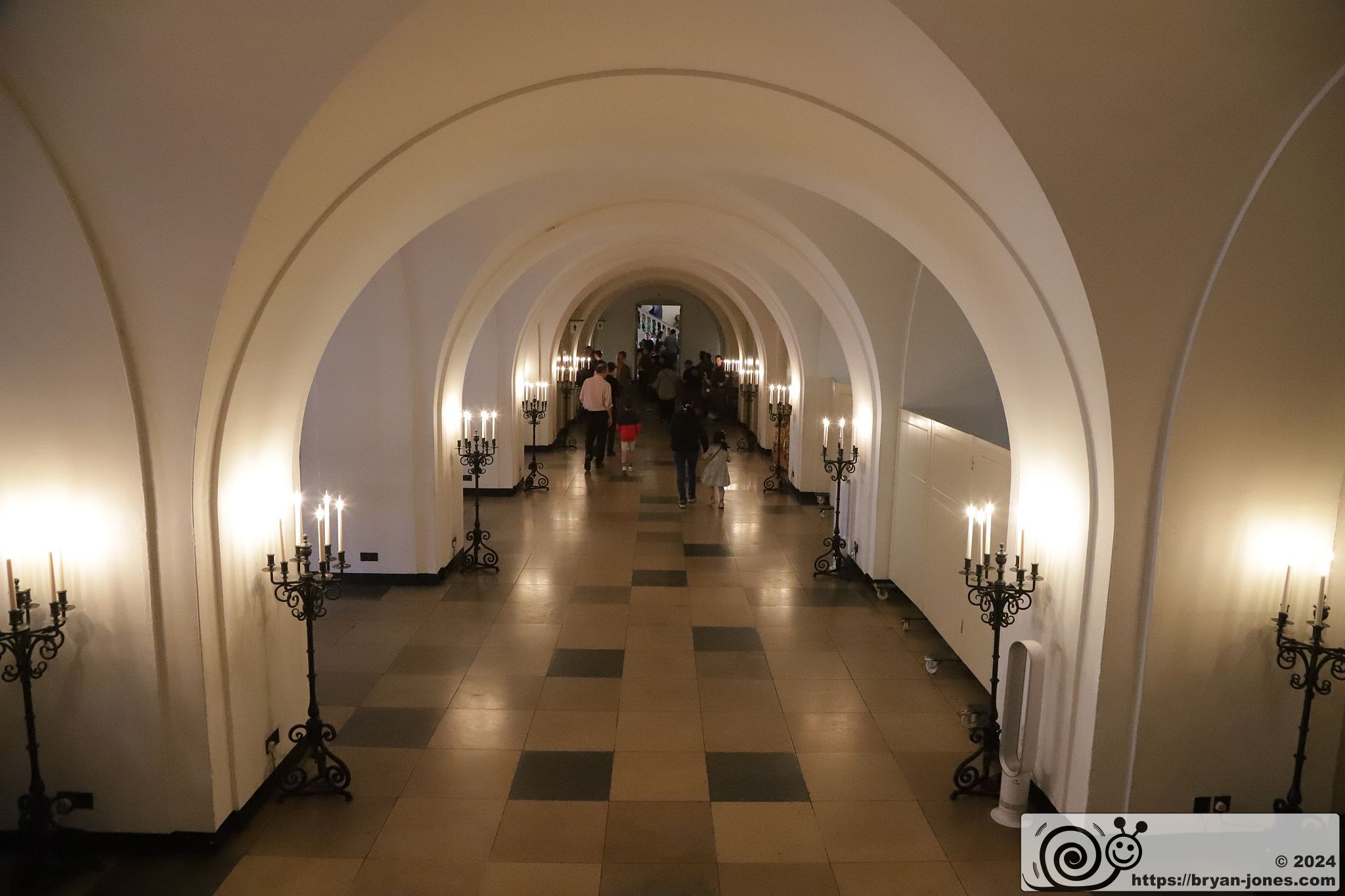 The Undercroft of Inigo Jones' Banqueting House, Palace of Whitehall, London. 19-May-2024.