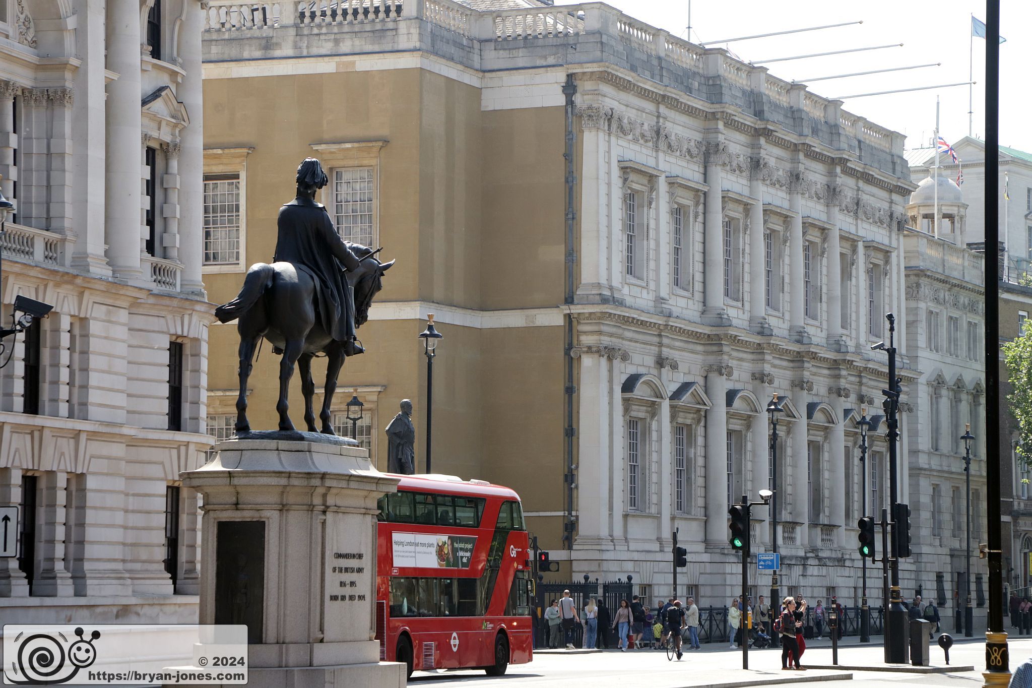 The exterior of Inigo Jones' Banqueting House, Palace of Whitehall, London. 19-May-2024.