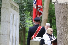 2024 London Fire Brigade Memorial Service at Fireman's Corner in Highgate Cemetery. 10-Jun-2024.