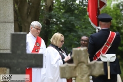 2024 London Fire Brigade Memorial Service at Fireman's Corner in Highgate Cemetery. 10-Jun-2024.