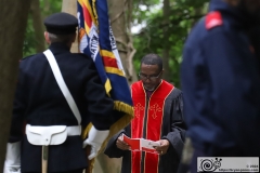 2024 London Fire Brigade Memorial Service at Fireman's Corner in Highgate Cemetery. 10-Jun-2024.
