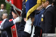 2024 London Fire Brigade Memorial Service at Fireman's Corner in Highgate Cemetery. 10-Jun-2024.