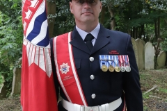 2024 London Fire Brigade Memorial Service at Fireman's Corner in Highgate Cemetery. 10-Jun-2024.