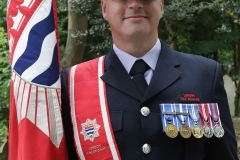 2024 London Fire Brigade Memorial Service at Fireman's Corner in Highgate Cemetery. 10-Jun-2024.