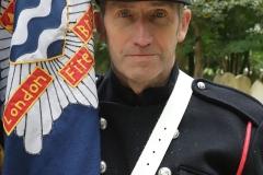 2024 London Fire Brigade Memorial Service at Fireman's Corner in Highgate Cemetery. 10-Jun-2024.