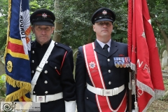 2024 London Fire Brigade Memorial Service at Fireman's Corner in Highgate Cemetery. 10-Jun-2024.
